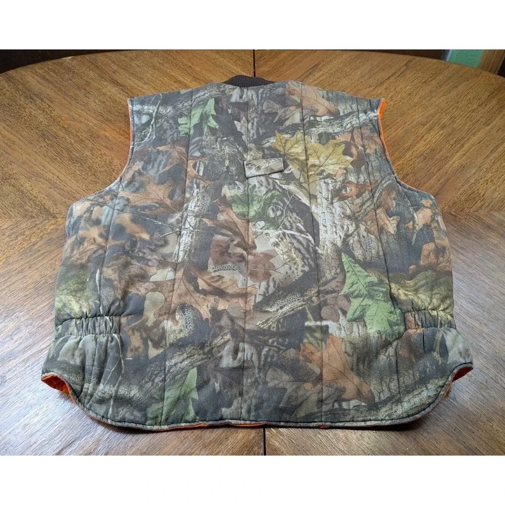(Lot Of 2) Vintage‎ HFC Equipment & Walls Jacket & Vest Camo Hooded Reversible